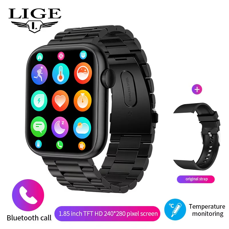 Revolutionary 2025 Smart Watch - Wireless Charging, Bluetooth Calling, Fitness Tracking, and Customizable Watch Faces for Men and Women