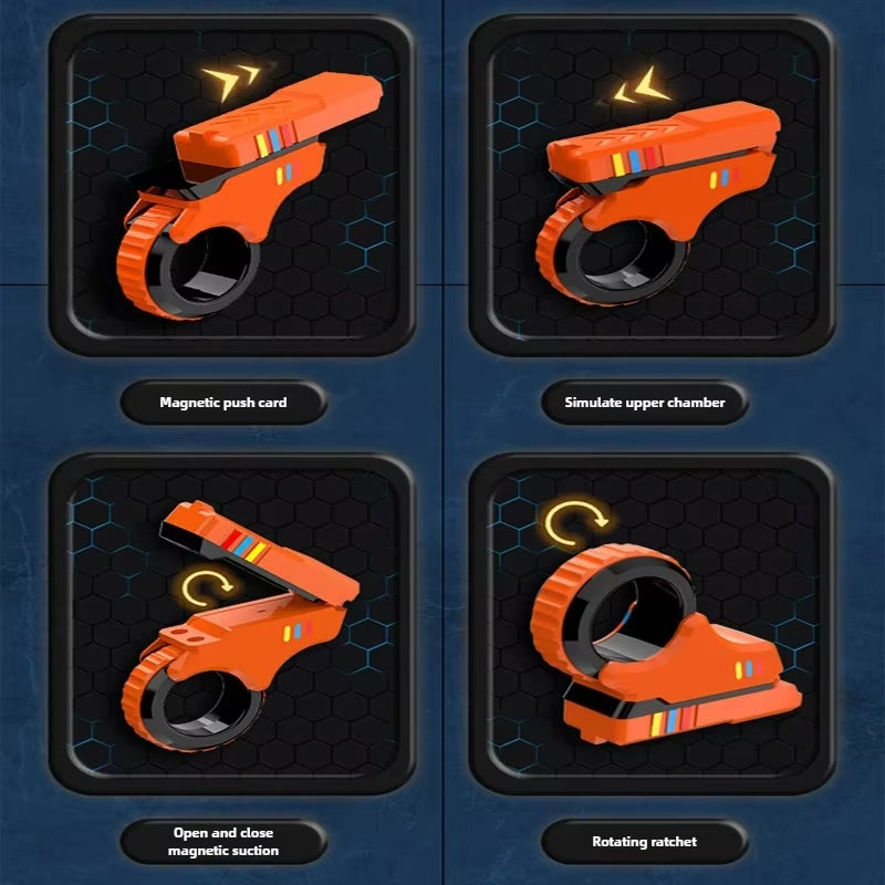 Experience Instant Calm with the Rotary Finger Sliders Fidget Toy - Perfect for Office Stress Relief and ADHD Management!