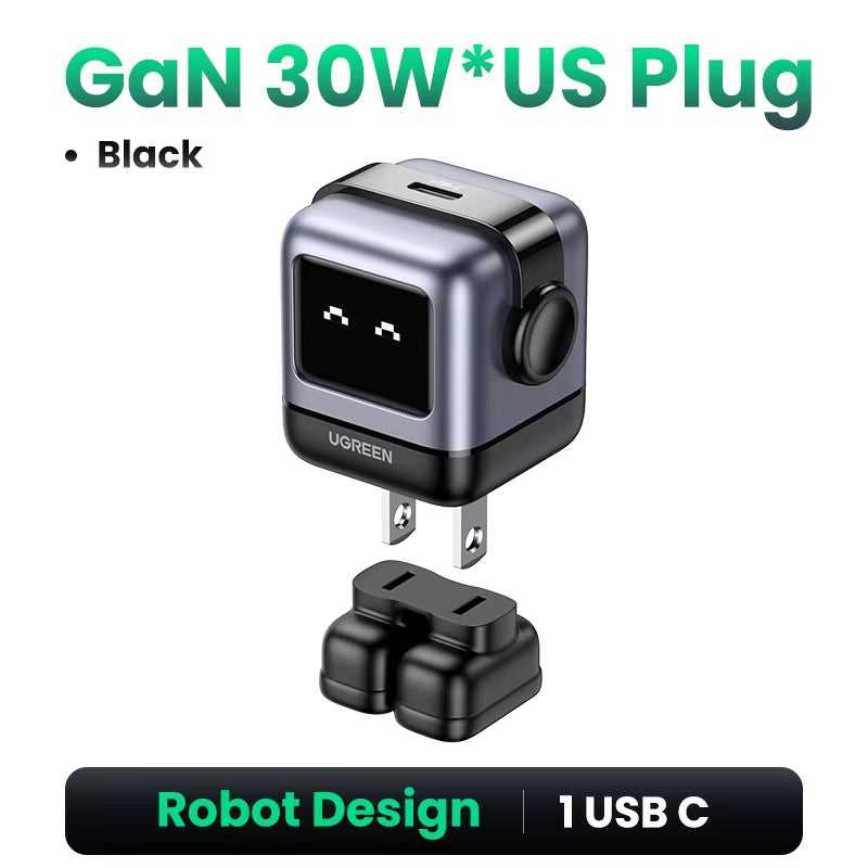Power Up with the Stylish 30W Gan Charger - Perfect for iPhone 17, 16, MacBook, and Samsung Devices!