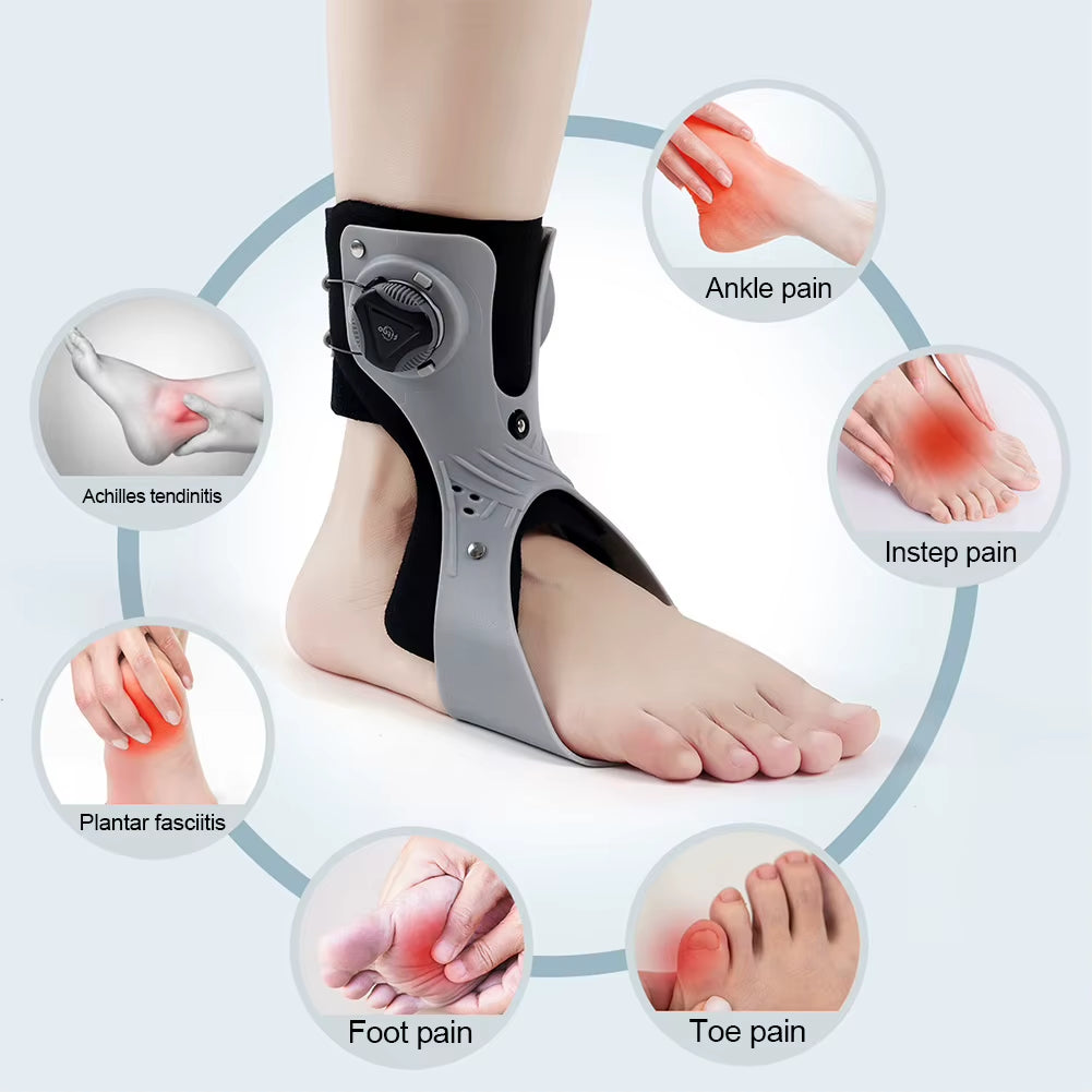 Ultimate Ankle Joint Support Brace - Lightweight, Adjustable Foot Drop Solution for Comfortable Mobility