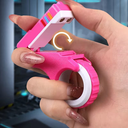 Experience Instant Calm with the Rotary Finger Sliders Fidget Toy - Perfect for Office Stress Relief and ADHD Management!