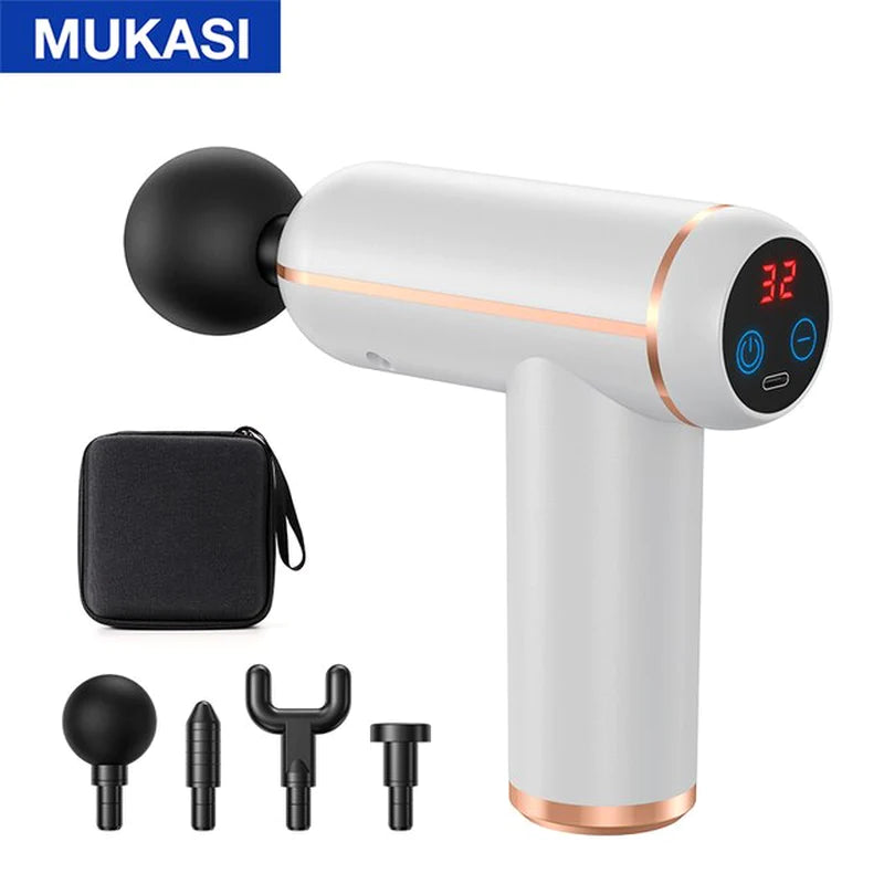 Revolutionize Your Recovery with the MUKASI Portable Massage Gun – Ultimate Deep Tissue Relief for Muscle Relaxation and Pain Management