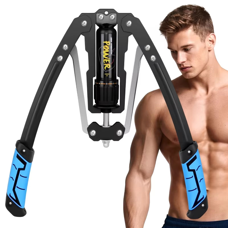 Transform Your Strength Training with the Adjustable 22-440 Pounds Hydraulic Arm Exercisers - Perfect for Home Chest and Shoulder Workouts!