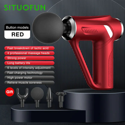 SITUOFUN Professional Massage Gun - 32 Adjustable Speeds for Deep Tissue Relief and Muscle Recovery