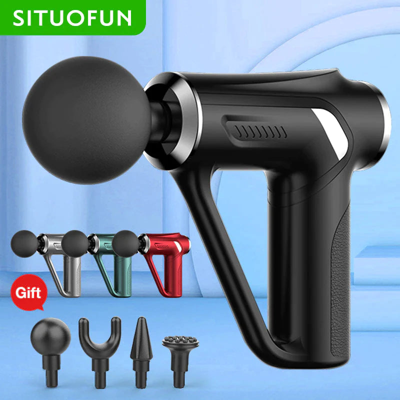 SITUOFUN Professional Massage Gun - 32 Adjustable Speeds for Deep Tissue Relief and Muscle Recovery