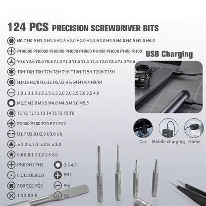 Transform Your Repairs with the Ultimate 138-in-1 Precision Electric Screwdriver Set - The All-in-One Cordless Power Tool Kit for iPhone, PC, and Watch Repairs