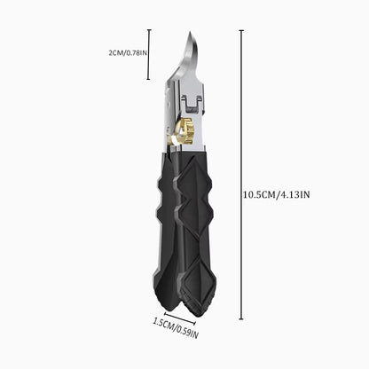 Experience Effortless Nail Care with Our Ultra-Sharp Slanted Nail Clippers – Perfect for Thick Nails and Hangnails!