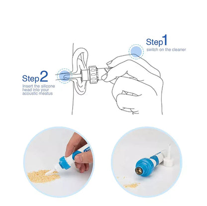 Painless Electric Cordless Vacuum Ear Cleaner – Safe & Effective Wax Removal Tool