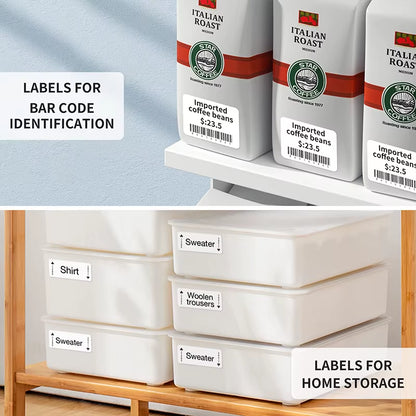 B21 Mini Portable Thermal Label Printer - Perfect for Home and Office, Bluetooth Enabled, Long-lasting Battery