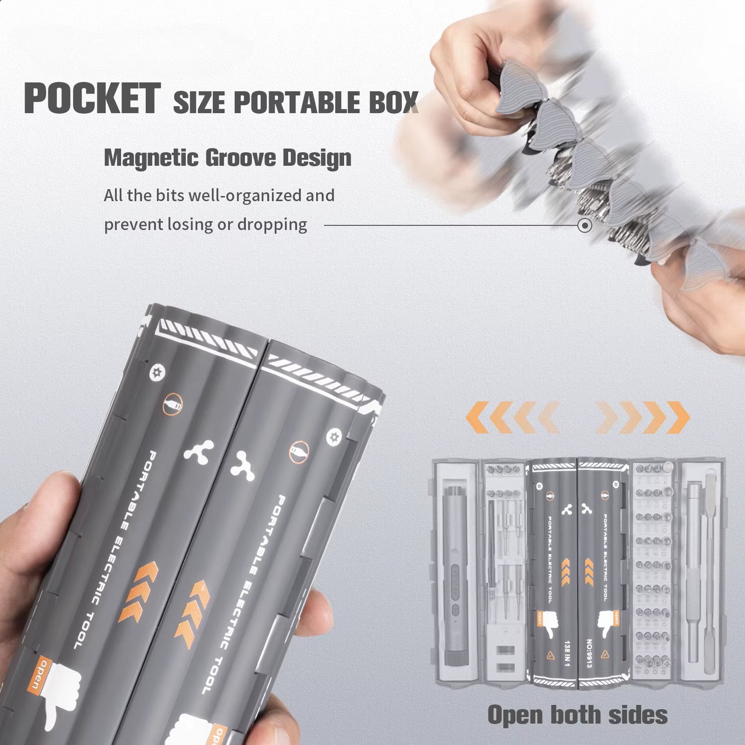 Transform Your Repairs with the Ultimate 138-in-1 Precision Electric Screwdriver Set - The All-in-One Cordless Power Tool Kit for iPhone, PC, and Watch Repairs