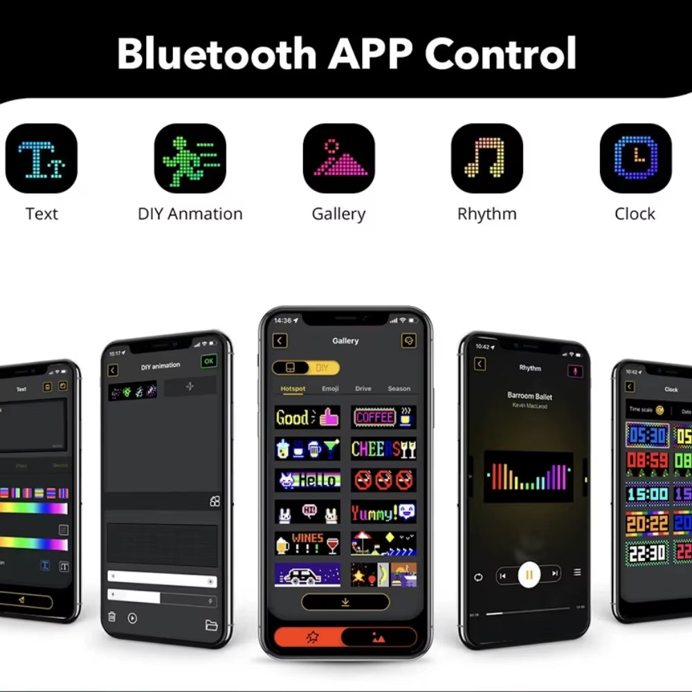 Transform Your Advertising with the LED Matrix Pixel Display: Flexible Scrolling Sign Board for Cars, Trucks, and Storefronts