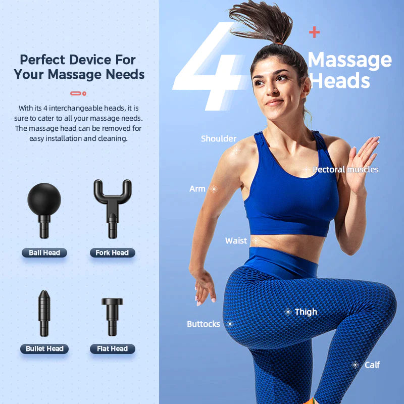 Revolutionize Your Recovery with the MUKASI Portable Massage Gun – Ultimate Deep Tissue Relief for Muscle Relaxation and Pain Management