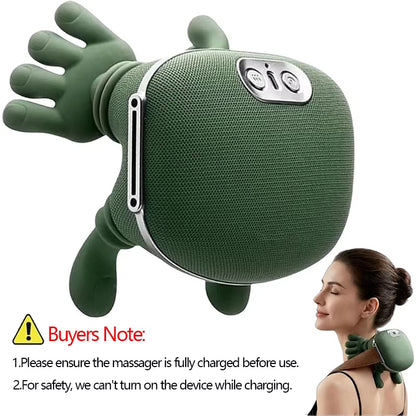 Experience Ultimate Relaxation with the 2025 Bionic Neck and Shoulder Massager N7 - 3-Level Kneading Modes for All Body Muscles