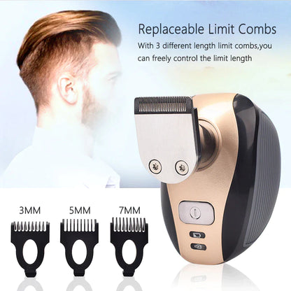 Revolutionary 5-in-1 4D Rotary Electric Shaver & Trimmer - Perfect for Bald Heads and Beards, Rechargeable and Versatile!