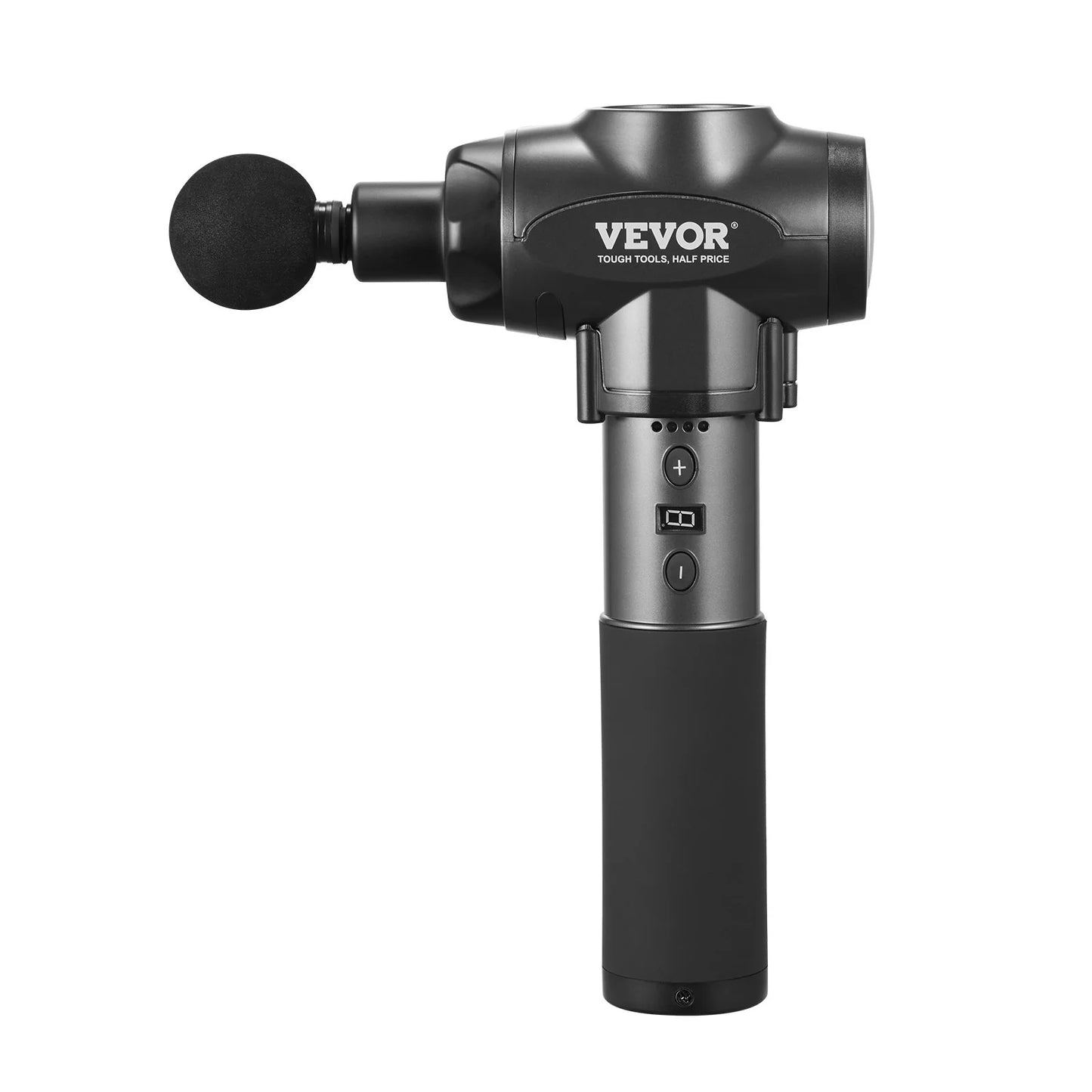 Experience Ultimate Pain Relief with the VEVOR Deep Tissue Massage Gun - 9 Speed Levels & 6 Interchangeable Heads for Unmatched Muscle Relaxation