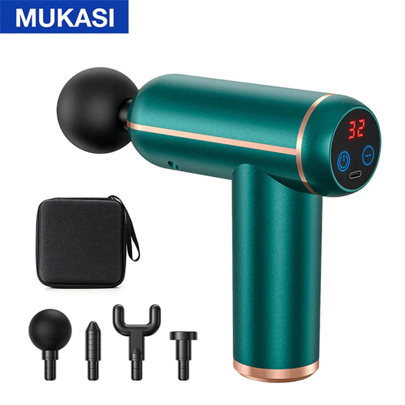 Revolutionize Your Recovery with the MUKASI Portable Massage Gun – Ultimate Deep Tissue Relief for Muscle Relaxation and Pain Management