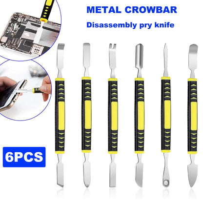 Ultimate 6-in-1 Hardened Claw Nail Double-Headed Pry Bar for Efficient Phone Repair and Disassembly