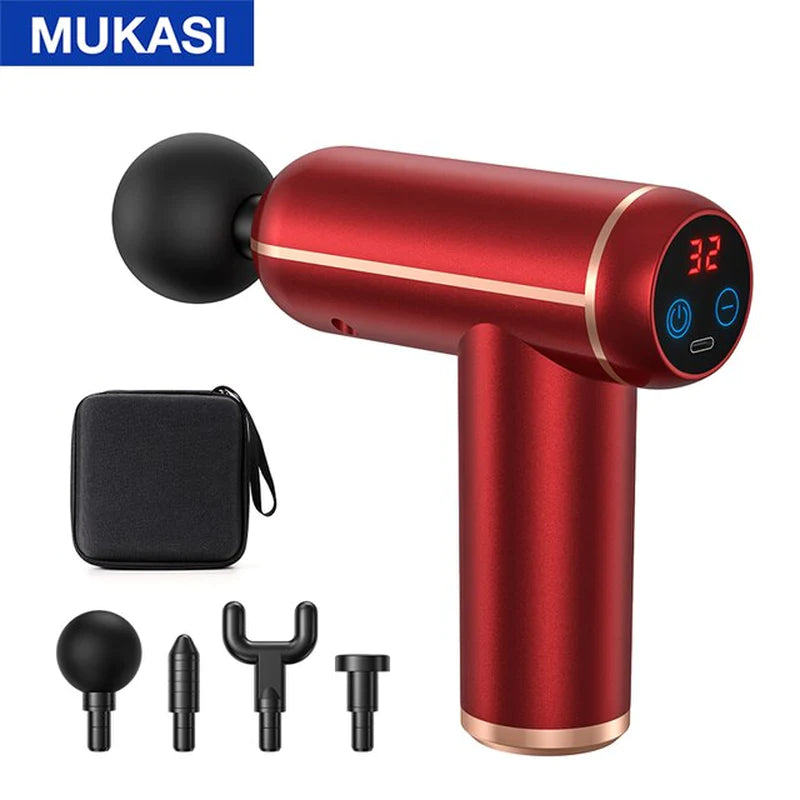 Revolutionize Your Recovery with the MUKASI Portable Massage Gun – Ultimate Deep Tissue Relief for Muscle Relaxation and Pain Management