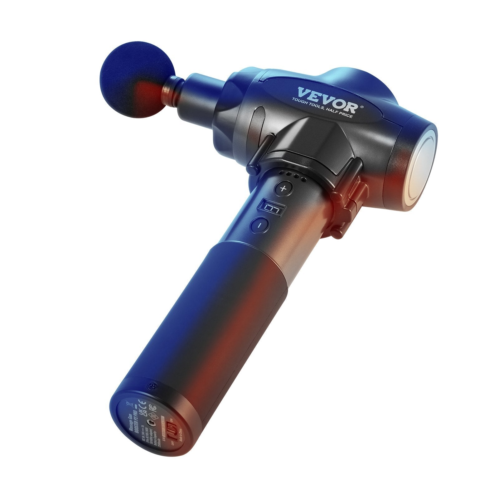 Experience Ultimate Pain Relief with the VEVOR Deep Tissue Massage Gun - 9 Speed Levels & 6 Interchangeable Heads for Unmatched Muscle Relaxation