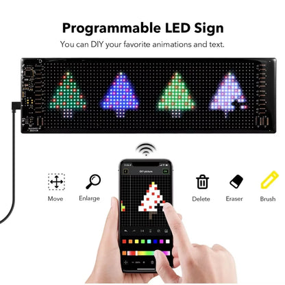 Transform Your Advertising with the LED Matrix Pixel Display: Flexible Scrolling Sign Board for Cars, Trucks, and Storefronts