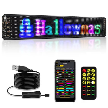 Transform Your Advertising with the LED Matrix Pixel Display: Flexible Scrolling Sign Board for Cars, Trucks, and Storefronts