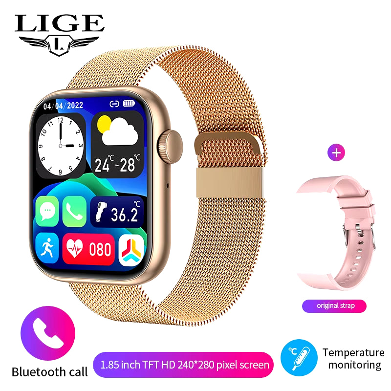 Revolutionary 2025 Smart Watch - Wireless Charging, Bluetooth Calling, Fitness Tracking, and Customizable Watch Faces for Men and Women