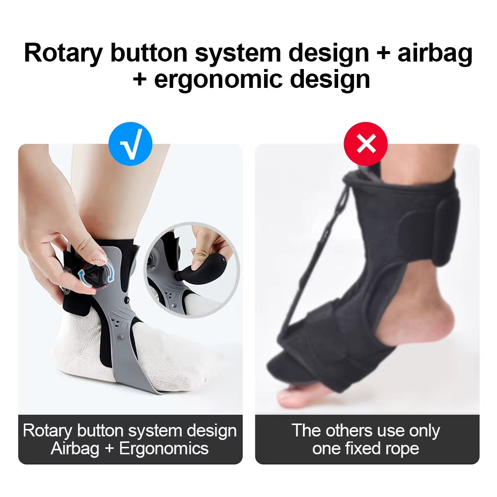 Ultimate Ankle Joint Support Brace - Lightweight, Adjustable Foot Drop Solution for Comfortable Mobility