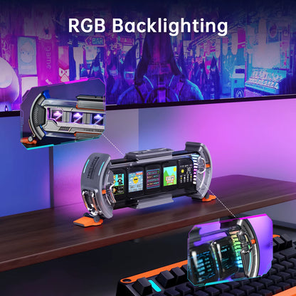 Transform Your Gaming Experience with the Divoom Times Gate: A Smart Cyberpunk Digital Clock with RGB LED Display and WiFi Control