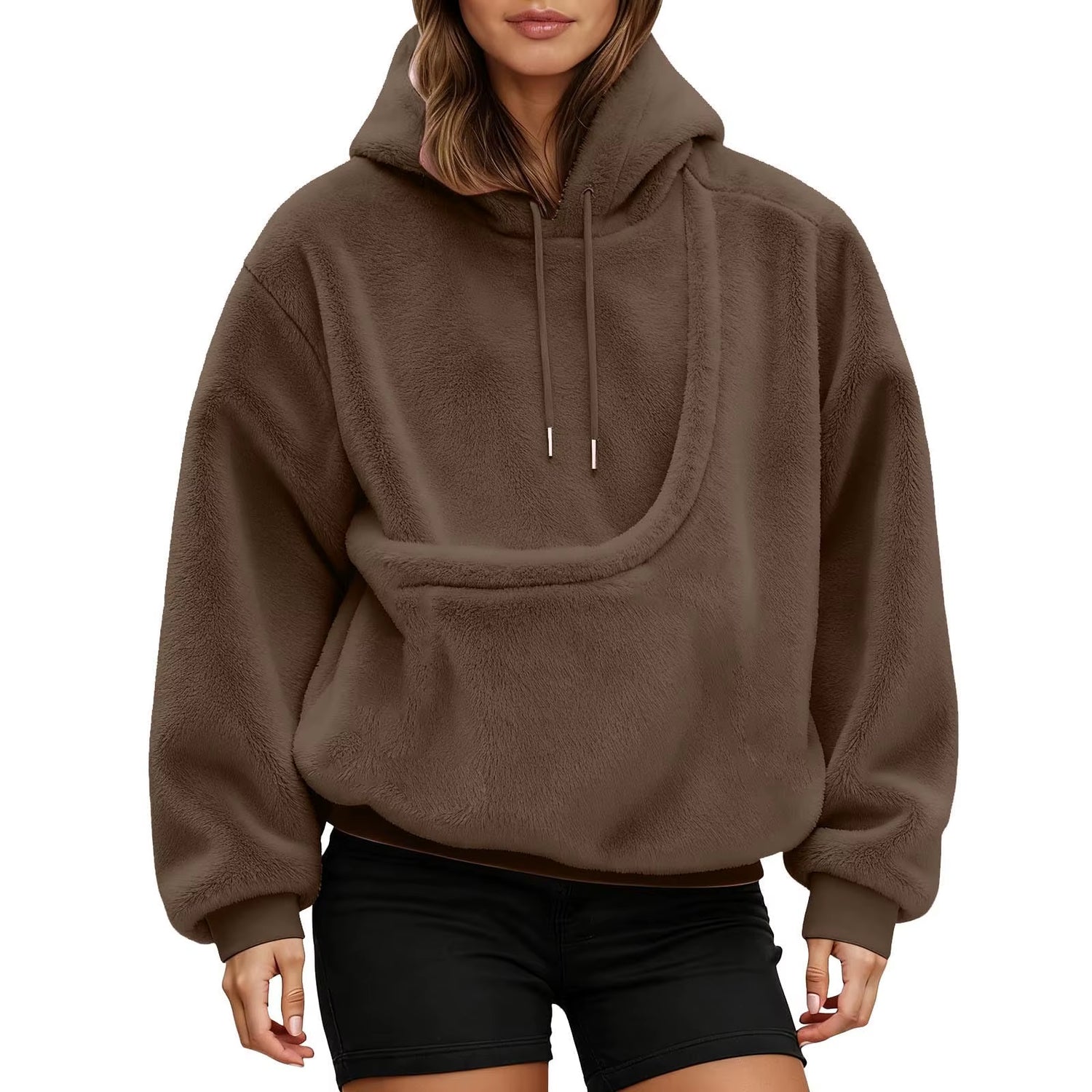 Cozy Unisex Pet Carrier Hoodie - Stylish Long Sleeve Sweatshirt for Cats and Dogs in Multiple Colors