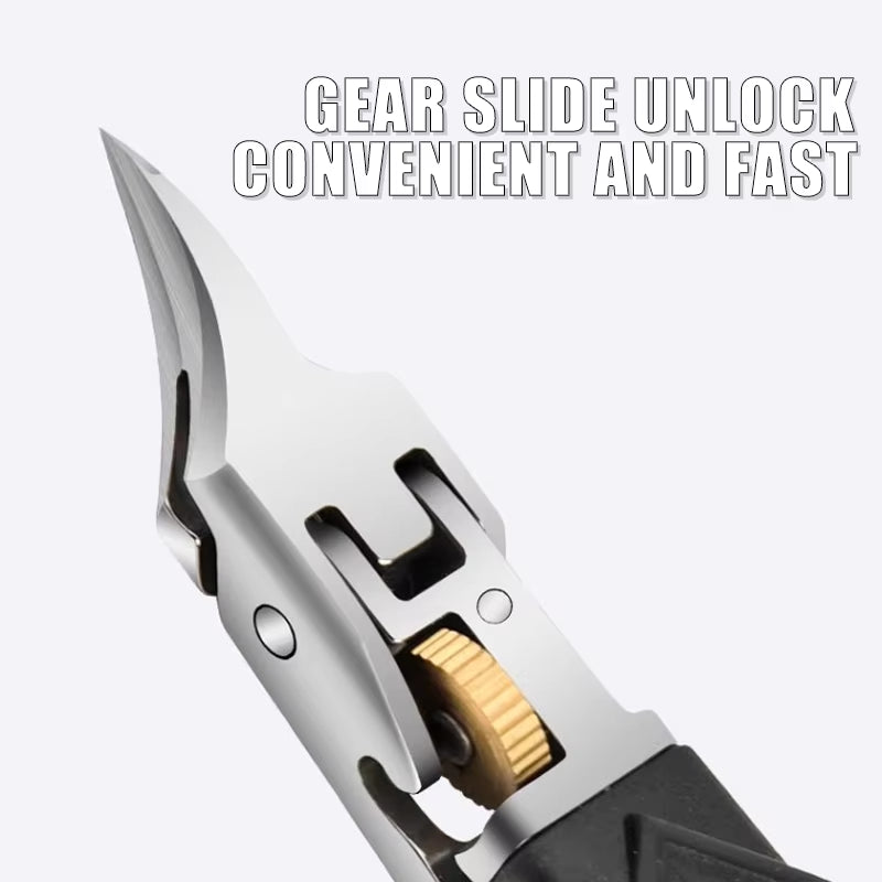 Experience Effortless Nail Care with Our Ultra-Sharp Slanted Nail Clippers – Perfect for Thick Nails and Hangnails!