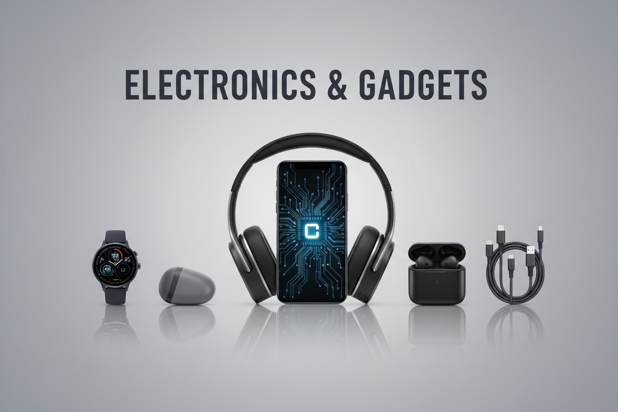Electronics & Gadgets Banner - Clean