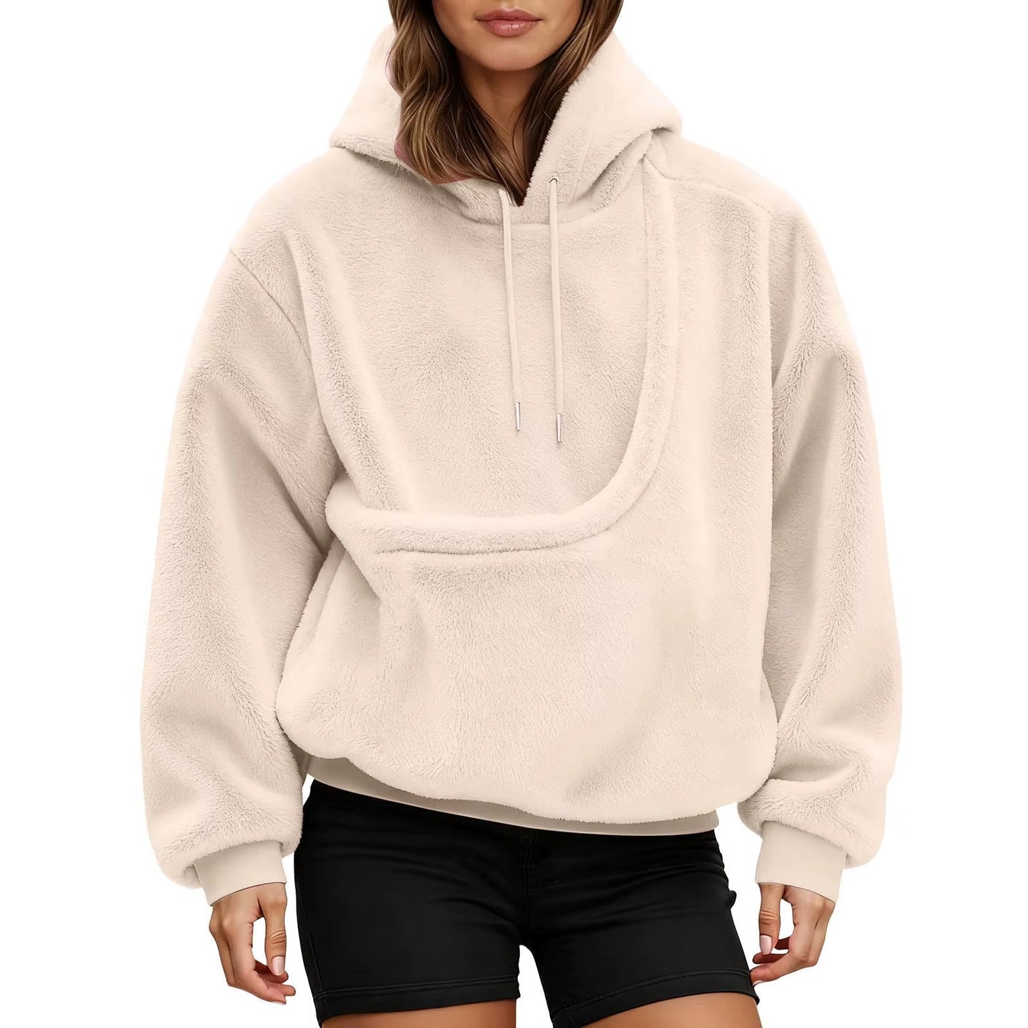 Cozy Unisex Pet Carrier Hoodie - Stylish Long Sleeve Sweatshirt for Cats and Dogs in Multiple Colors