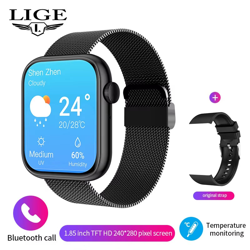 Revolutionary 2025 Smart Watch - Wireless Charging, Bluetooth Calling, Fitness Tracking, and Customizable Watch Faces for Men and Women