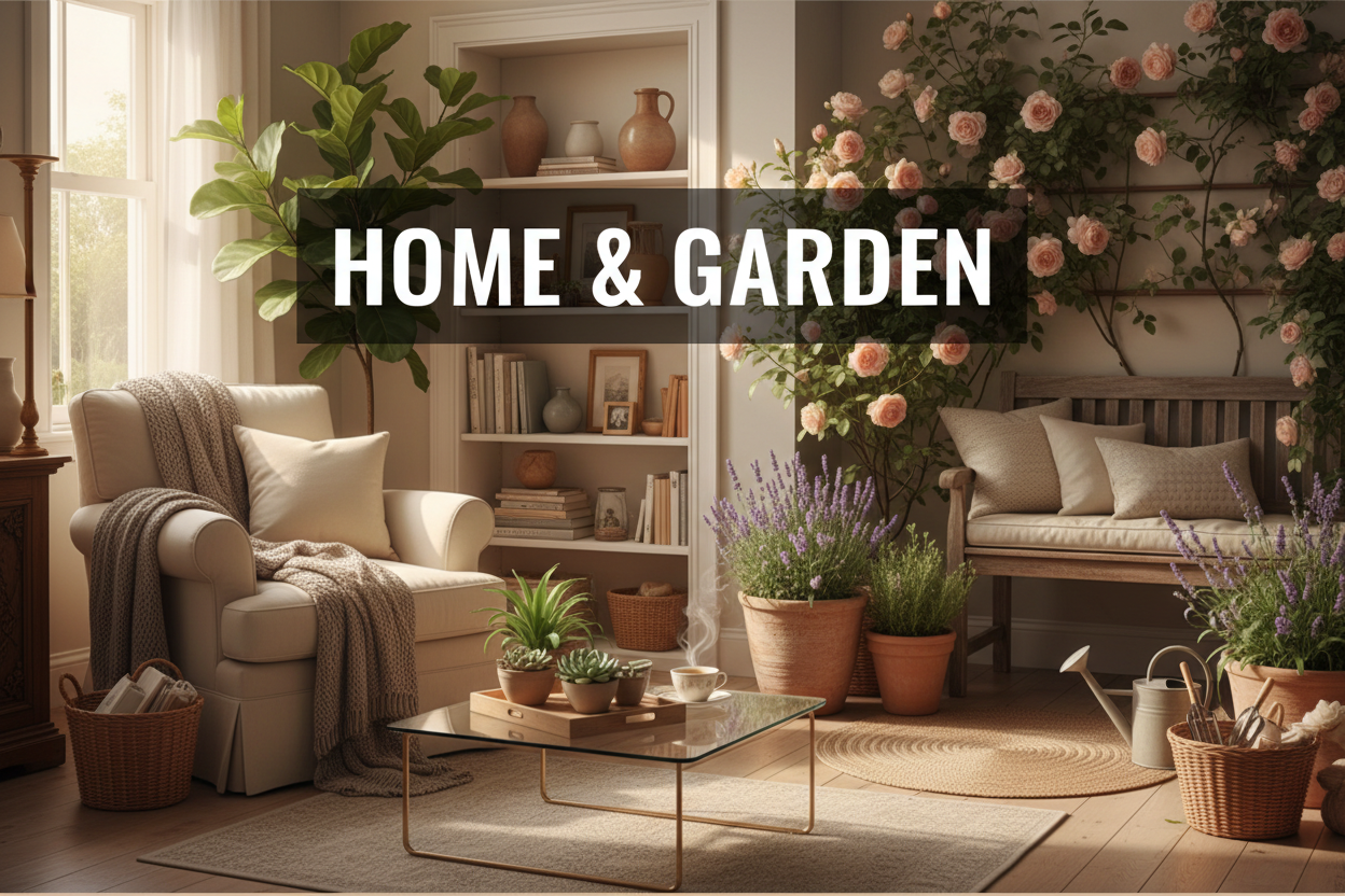 Home & Garden Banner - Upper Text
